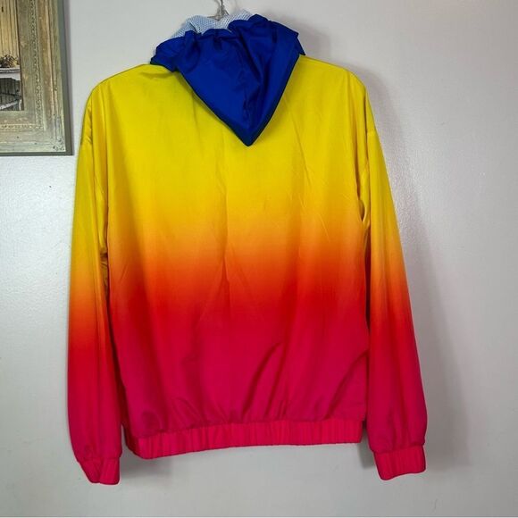 Forever 21 Mesh Jacket with Yellow and Blue - Picture 8 of 8